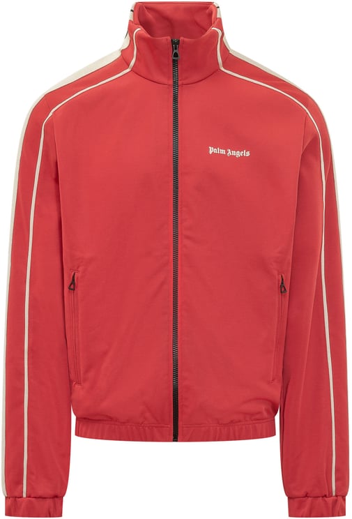 Palm Angels Giacca Track con Bande e Logo