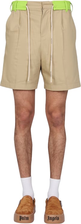 Palm Angels Side Band Bermuda Shorts