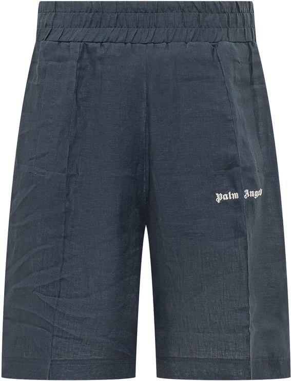 Palm Angels Shorts con Vita Elasticizzata e Logo