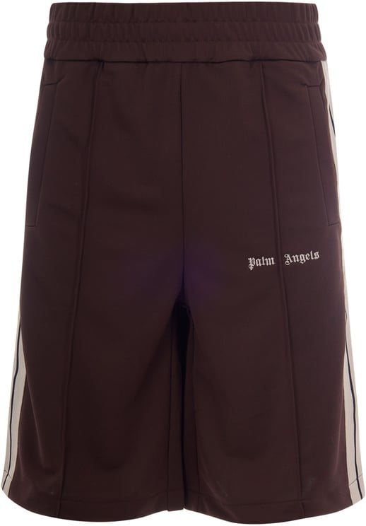 Palm Angels Shorts Brown Off White