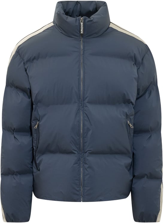 Palm Angels Piumino con Zip Collo Alto e Logo