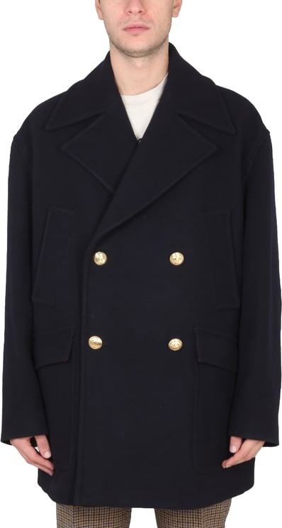 Palm Angels Double-Breasted Coat