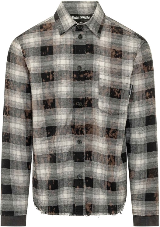 Palm Angels Camicia a Quadri con Tasca