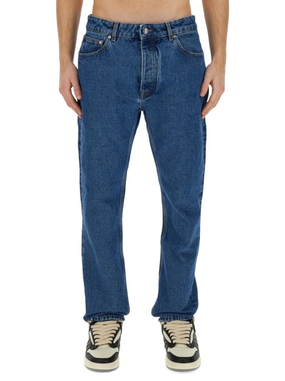 Palm Angels Straight Leg Jeans