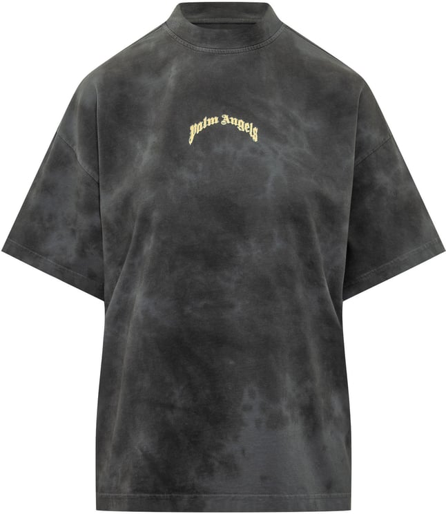 Palm Angels T-shirt Loose con Logo Frontale