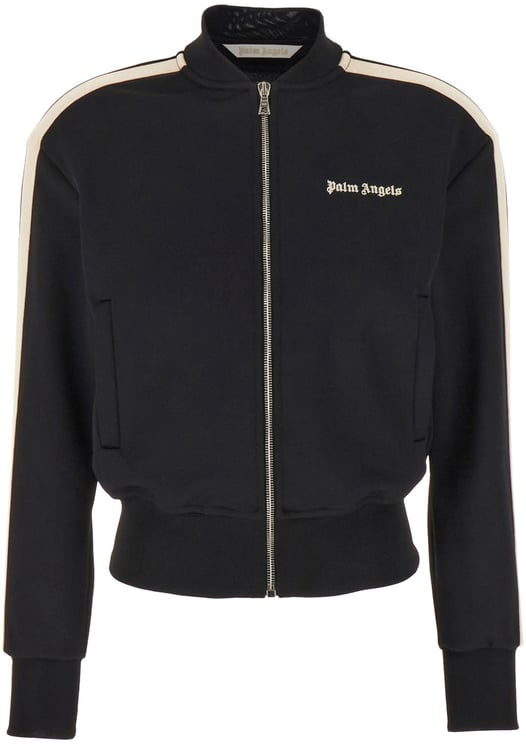 Palm Angels Palm Angels Black stretch cotton sweatshirt