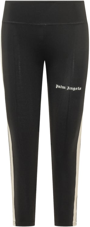 Palm Angels Leggings Sportivi con Banda Laterale e Logo