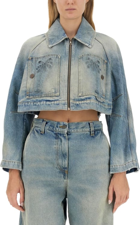 Palm Angels Cropped Fit Jacket