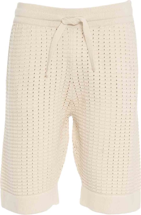 Paolo Pecora Openwork knit bermuda shorts