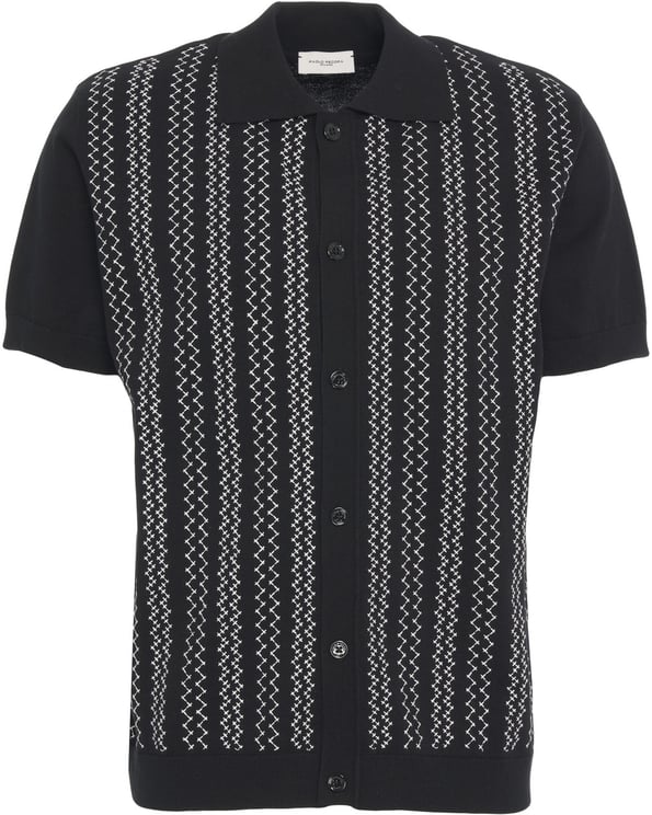 Paolo Pecora Knit polo with embroidery