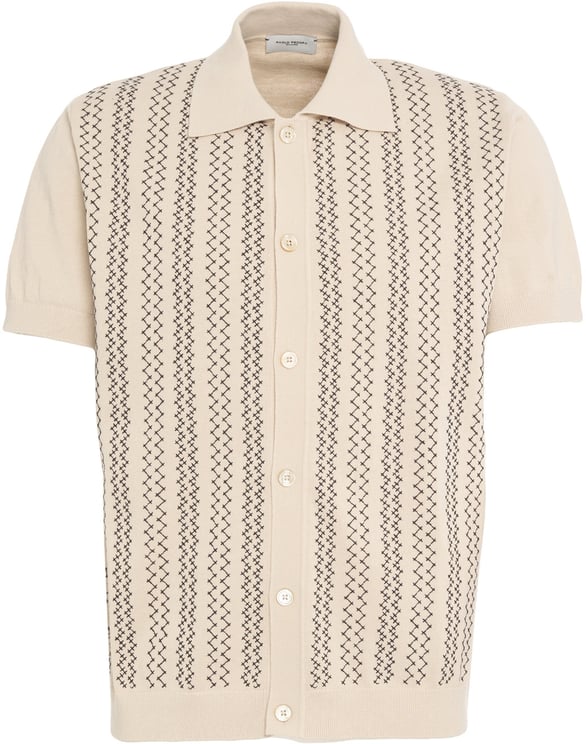 Paolo Pecora Knit polo with embroidery