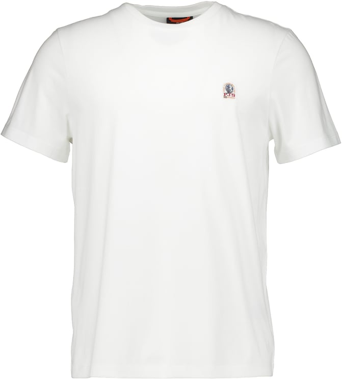 Parajumpers Parajumpers Patch Tee T-shirts Wit Pmtser01