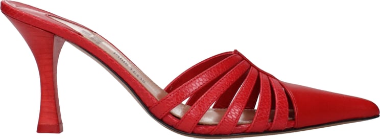 Paris Texas Paris Texas Red Leather Stiletto Heel Sandals