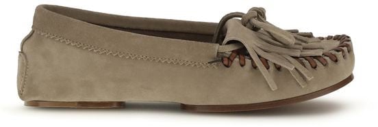 Paris Texas Paris Texas Gray Calf Leather Bos Taurus Moccassin