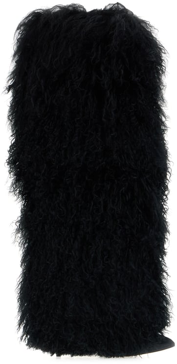 Paris Texas Paris Texas Black shearling boots