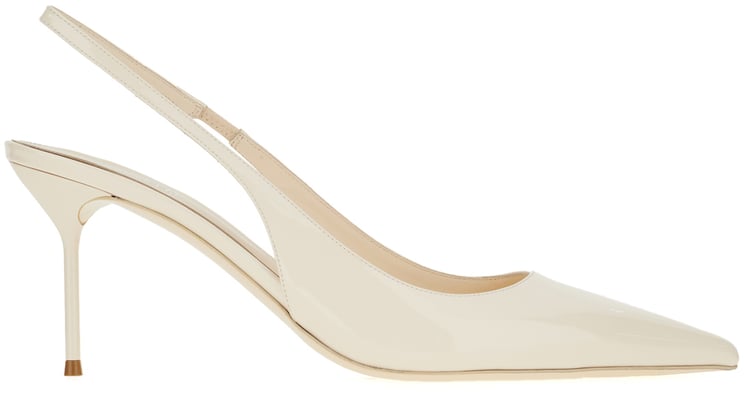 Paris Texas Paris Texas Ivory leather Lidia slingback