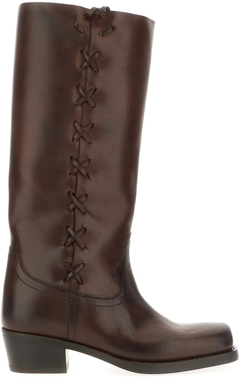 Paris Texas Paris Texas Chocolate leather Roxanne boots
