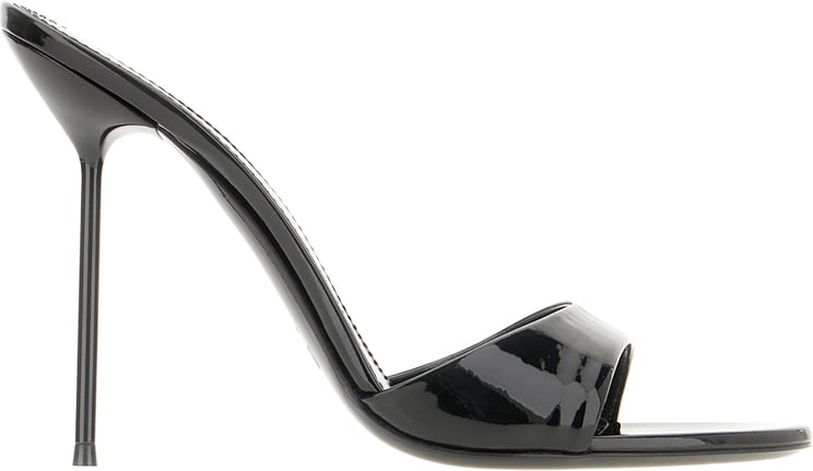 Paris Texas Paris Texas Black leather Lidia mules