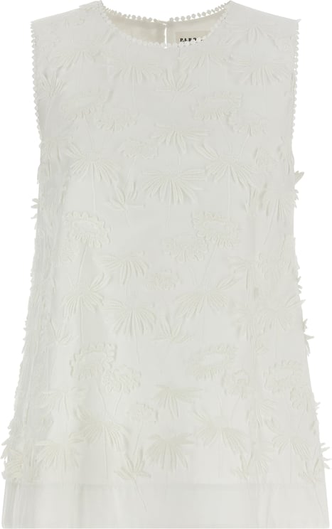 P.A.R.O.S.H. P.A.R.O.S.H. White Cotton Blouse