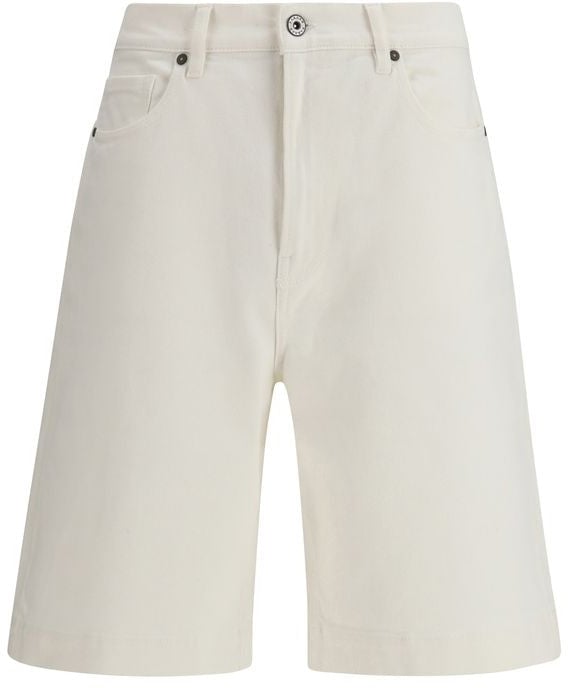 P.A.R.O.S.H. P.A.R.O.S.H. White Cotton Bermuda Shorts