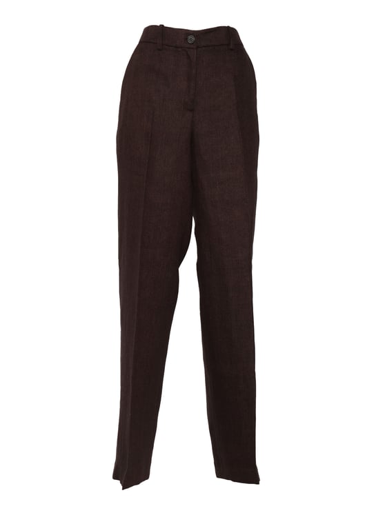 P.A.R.O.S.H. High Waist Straight Leg Trousers