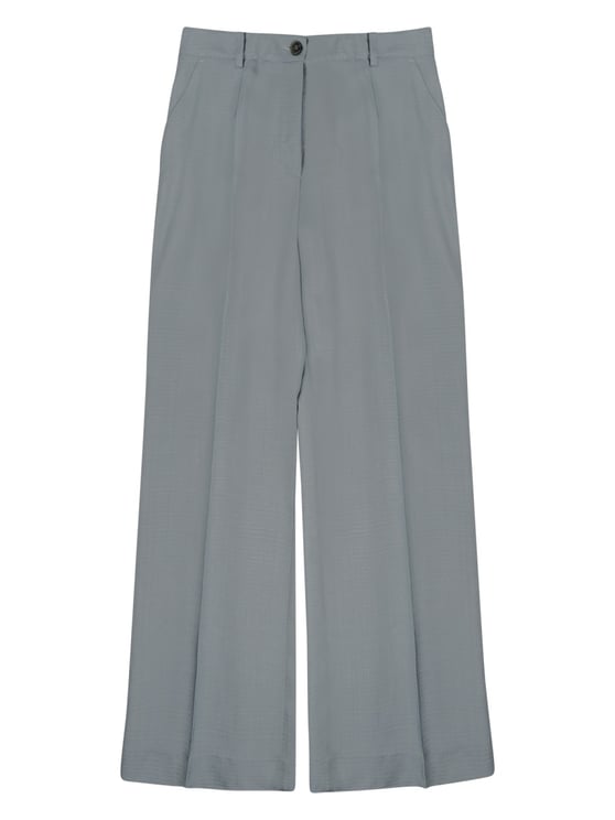 P.A.R.O.S.H. Wide-Leg High-Waist Trousers With Front Button Closure