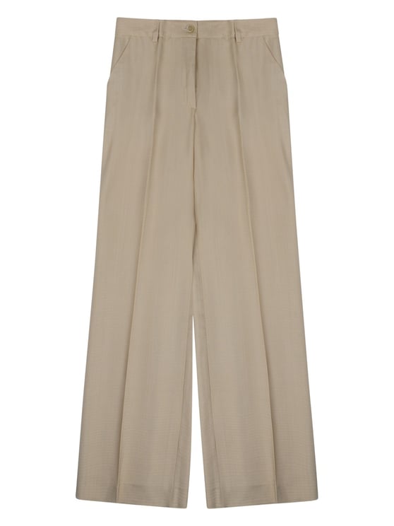 P.A.R.O.S.H. Wide-Leg Trousers With High Waist And Front Button Closure