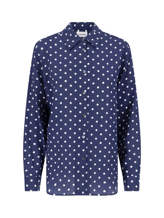 P.A.R.O.S.H. Polka Dot Shirt – Blue