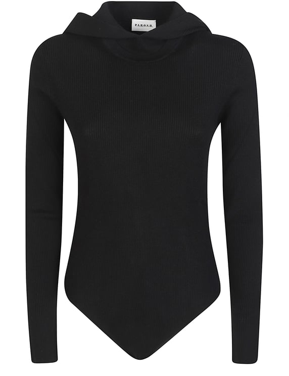 P.A.R.O.S.H. Leila Long Sleeve Body Black