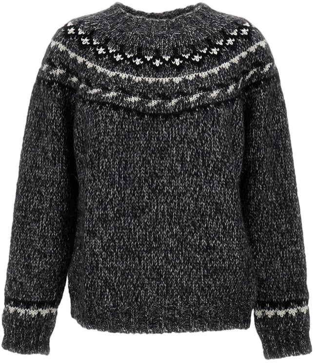P.A.R.O.S.H. Classic Knit Sweater With Round Neckline