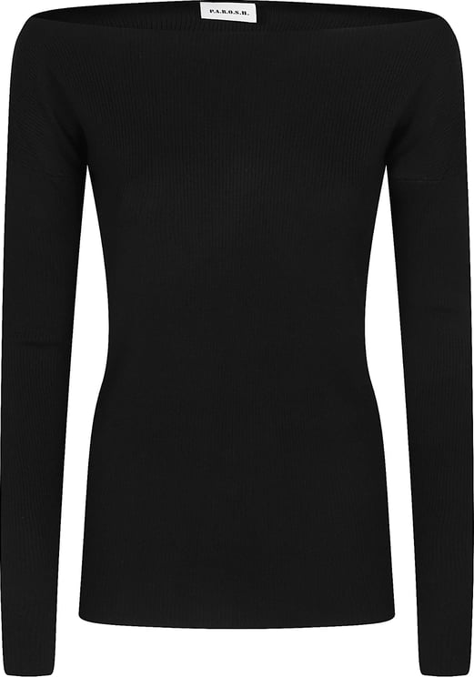 P.A.R.O.S.H. Long Sweater Black