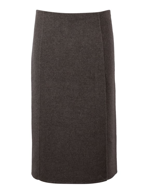 P.A.R.O.S.H. Straight Tailored Front Slit Mini Skirt