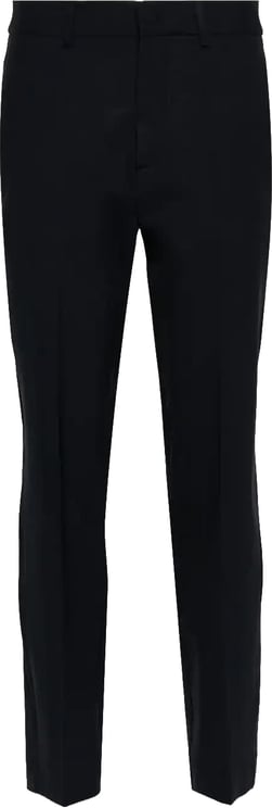 P.A.R.O.S.H. Mid Rise Cropped Straight Leg Wool Pants