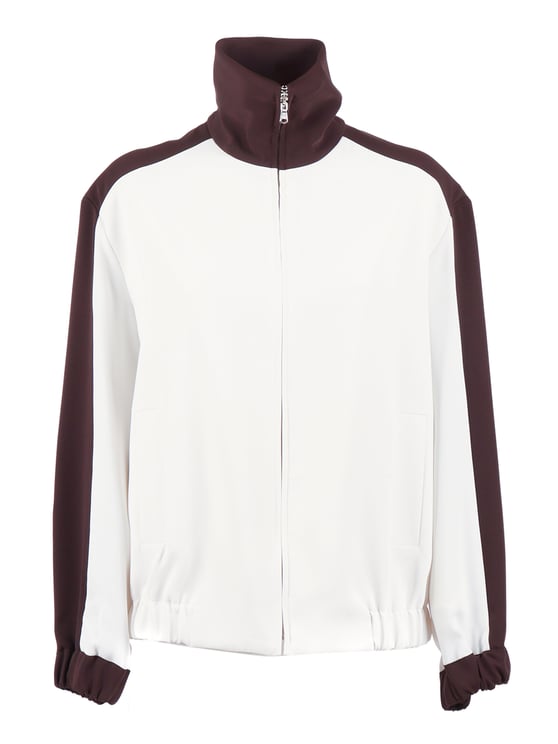 P.A.R.O.S.H. Color Blocked High Collar Jacket