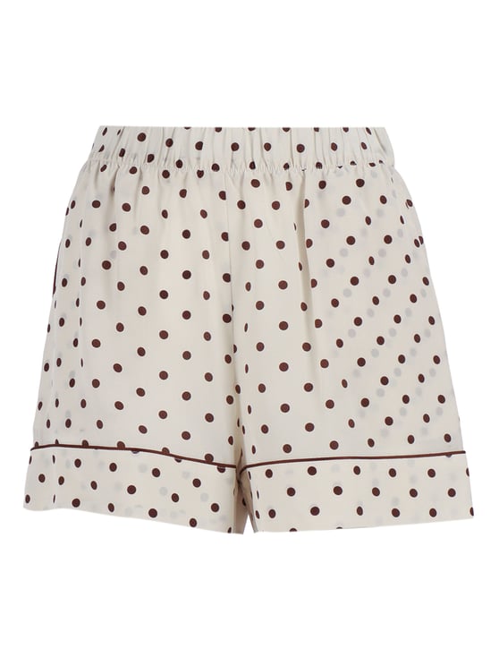 P.A.R.O.S.H. Silk Polka Dot Piping Shorts