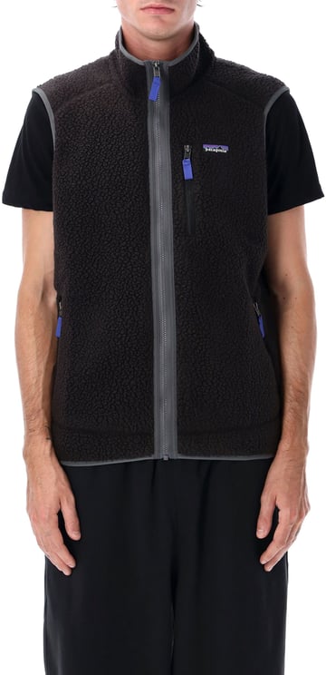 Patagonia Retropile Vest Nero