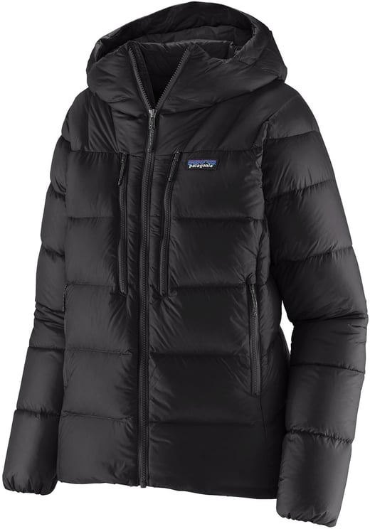 Patagonia Black Fitz Roy Down Hoody Polyester Jacket