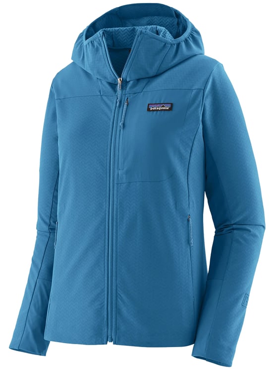 Patagonia Blue R1 Crossstrata Hoody Active Hoodie