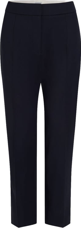 Patou Tailored Navy Blue Cropped Trousers