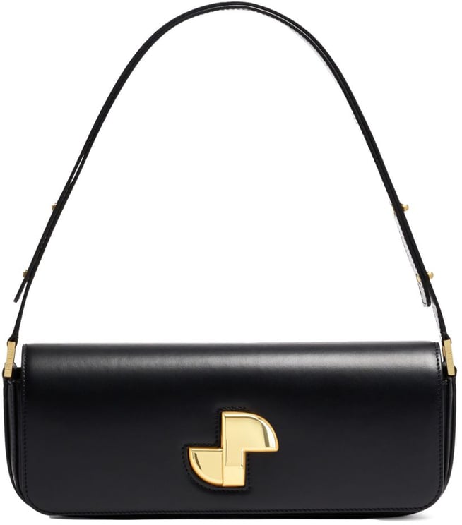 Patou Rectangular Black Bag
