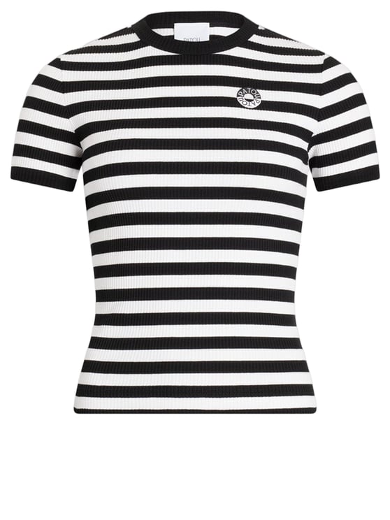 Patou Striped Stretch Cotton T-Shirt