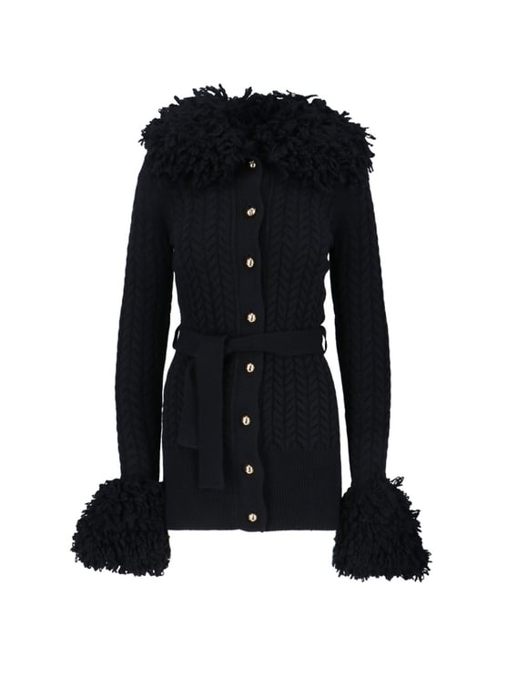 Patou Classic Black Sweater With Timeless Design