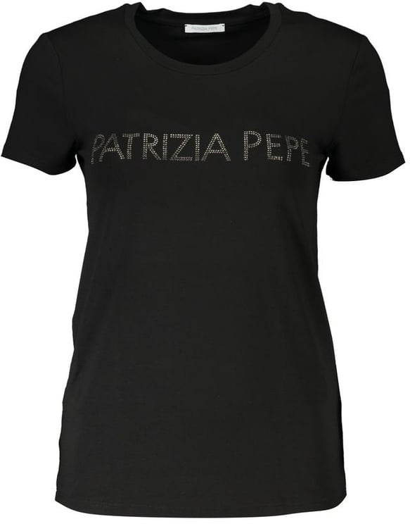 Patrizia Pepe Patrizia Pepe Black Organic Cotton Women T-Shirt