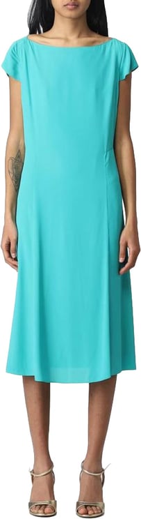 Patrizia Pepe Patrizia Pepe Green Viscose Casual Dress