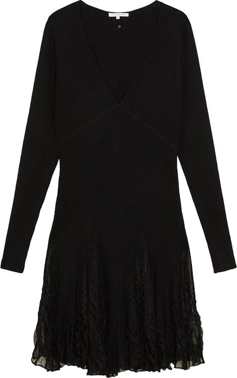 Patrizia Pepe Patrizia Pepe Black Viscose Casual Dress
