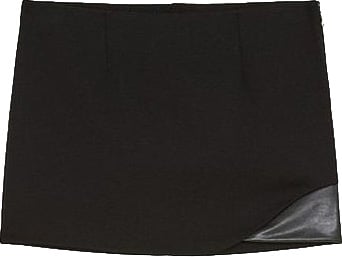 Patrizia Pepe Patrizia Pepe Black Viscose Mini Skirt