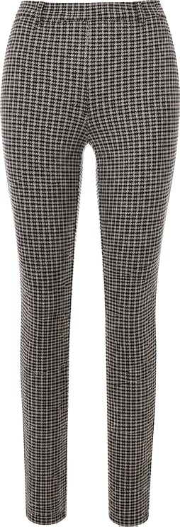 Patrizia Pepe Trousers Gray&Brownmicrocheck