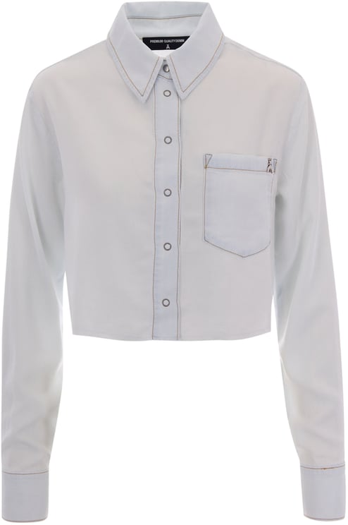 Patrizia Pepe Shirts Super Bleach Tencel