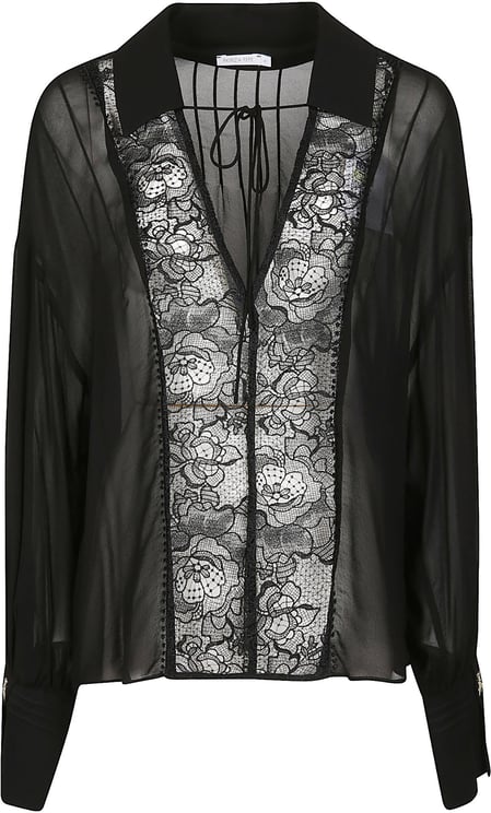 Patrizia Pepe Long Sleeve Shirt Black