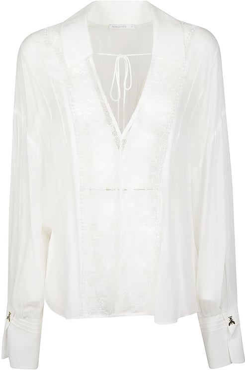 Patrizia Pepe Long Sleeve Shirt White